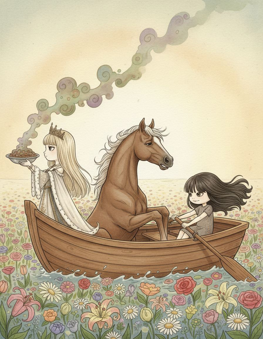 怪獣料理でボート