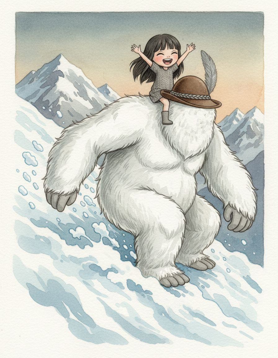 雪崩の波乗り